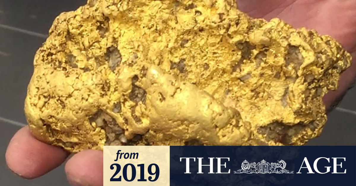 Gold nugget found near Ballarat, worth 130,000
